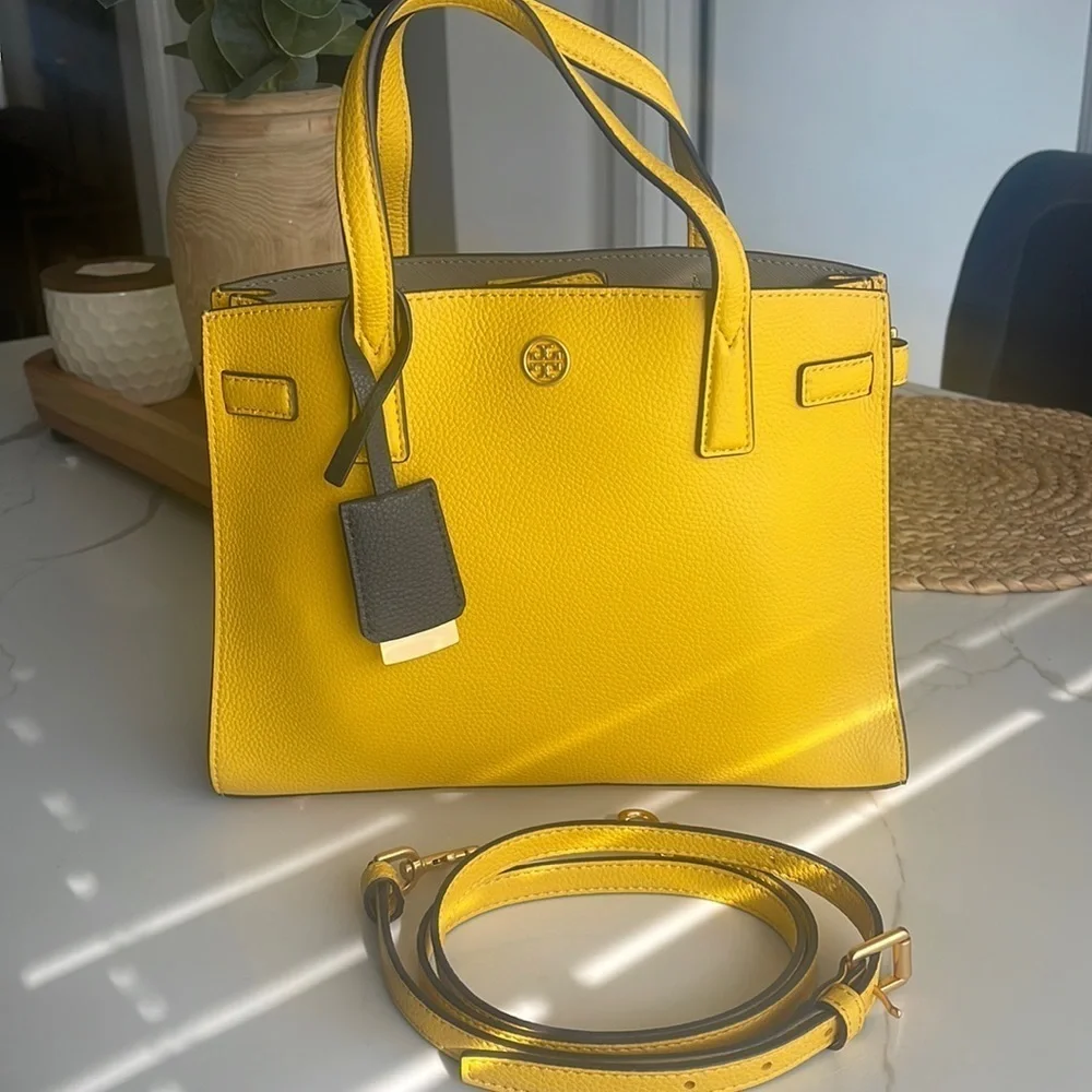 Tory Burch Small Walker Leather Satchel